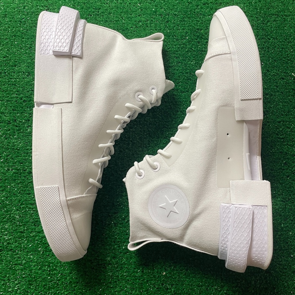 Converse CX Disrupt Hi Mens Casual Sneakers Shoes Triple White 171757C NEW Sz 7 - Picture 2 of 8